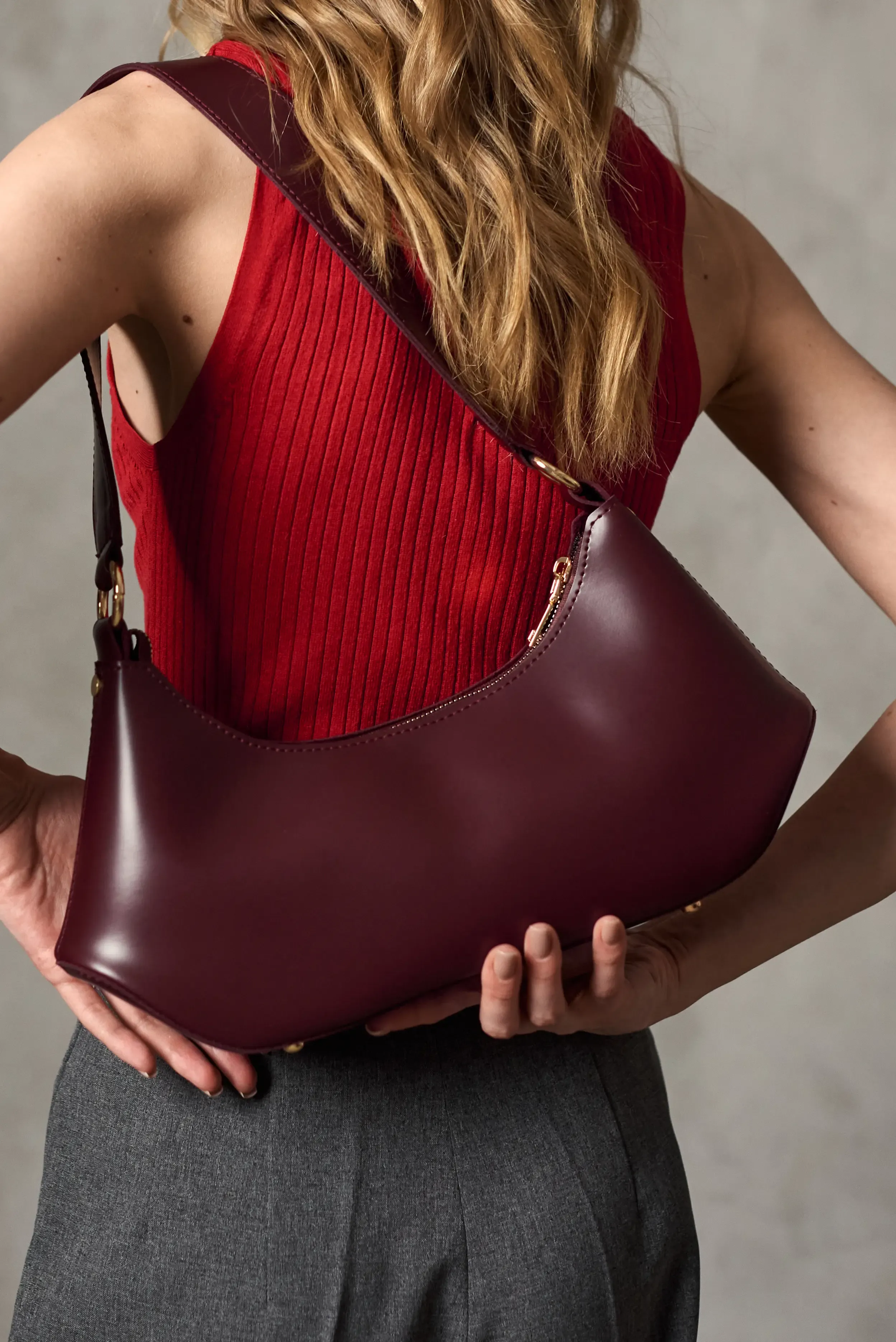 FLOW BAG BURGUNDY